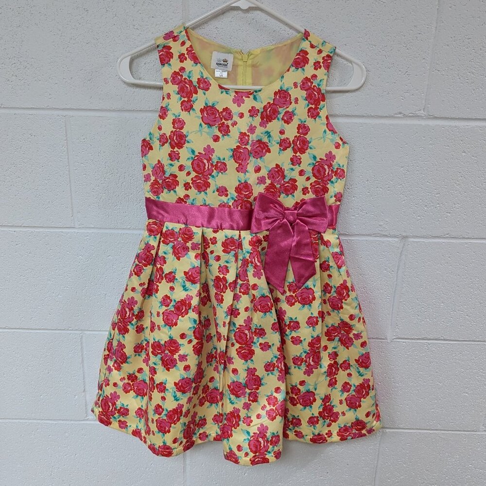 Special Editions Girls Elegant Floral Dress, 8/10